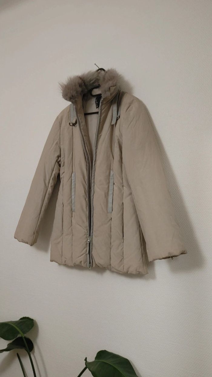 Manteau doudoune en pièce montée duvet 100 % - photo numéro 3