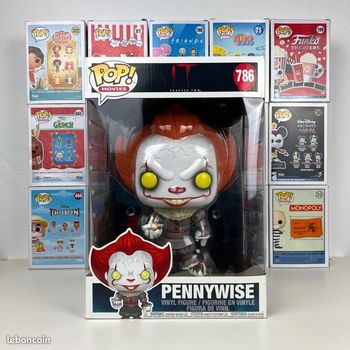 Figurine Funko Pop Jumbo - Pennywise #786 - IT Chapter Two