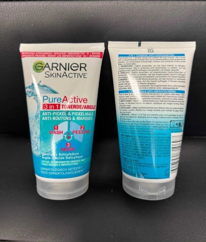 GARNIER - ANTI-BOUTONS & MARQUES - PURE ACTIVE 3 EN 1 - 150ML - photo numéro 2