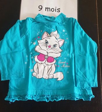 Sous pull Marie disney 9 mois