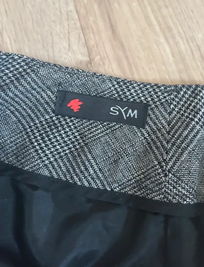 Sym pantalon gris, femme, taille 42 en laine - photo numéro 3