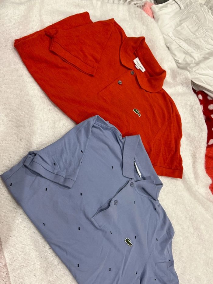 Lot polo Lacoste