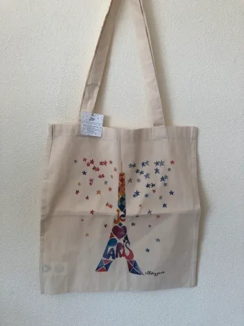 Tote bag en coton Paris Tour Eiffel