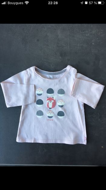 Tee-shirt neuf 12 mois Okaïdi