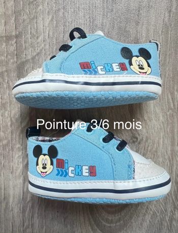 Paire de chaussures Mickey 3/6 mois Disney