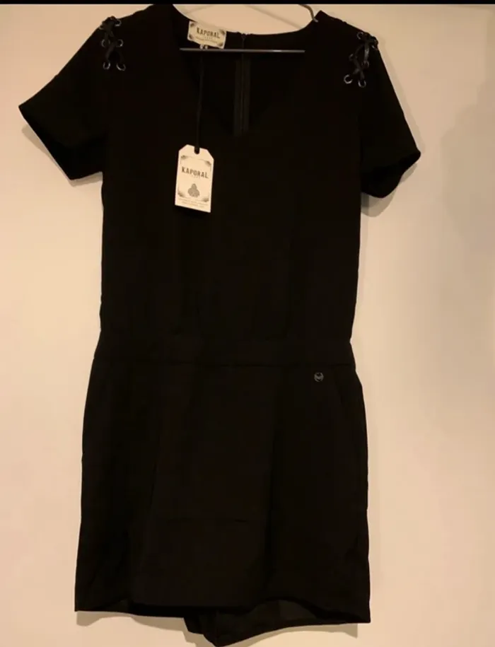 Combishort noir Kaporal – Taille XS – Neuf avec étiquette - photo numéro 2