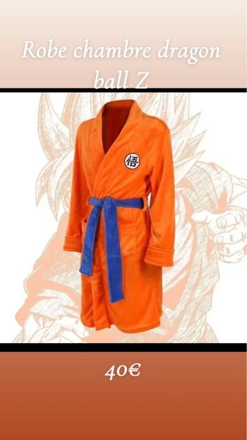 Robe de chambre dragon ball Z