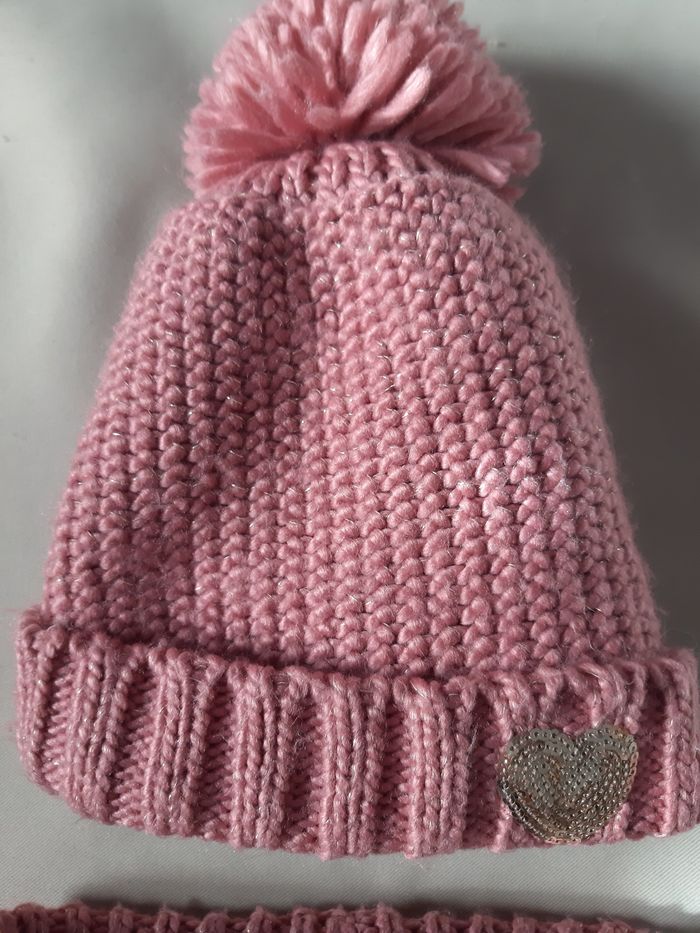 bonnet chaud + tour de cou assortis fille - Orchestra - 3 ans - photo numéro 2