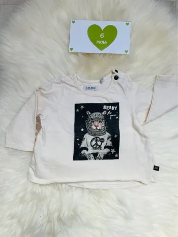 6 mois - T-shirt ML IKKS