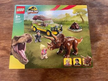 LEGO 76959 LA RECHERCHE DU TRICERATOPS JURASSIC PARK NEUF