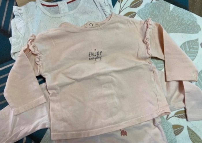 Lot de hauts fille - 6 mois - photo numéro 8