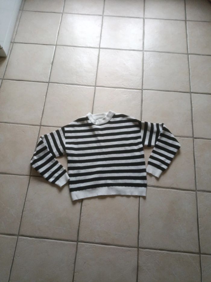 Pull marin Zara fille
