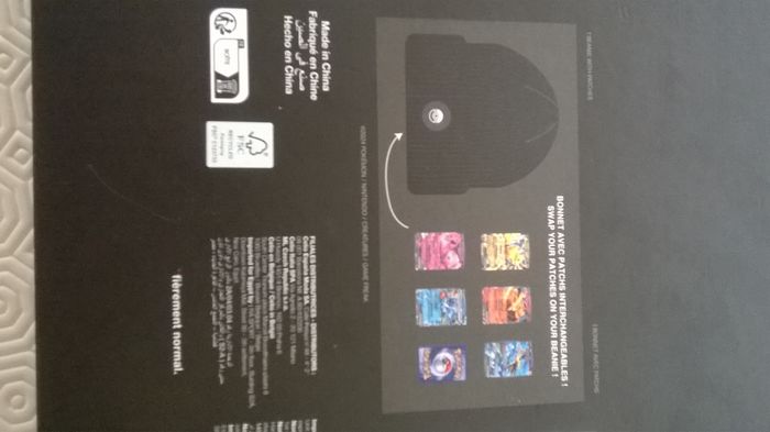 pokémon coffret bonnet avec patchs - photo numéro 3