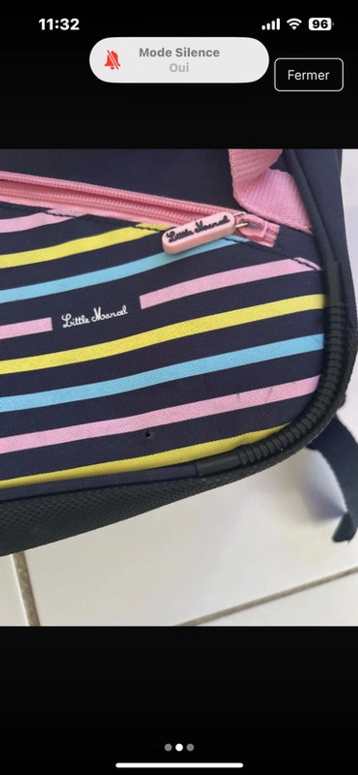 Cartable avec trousse little marcel - photo numéro 2