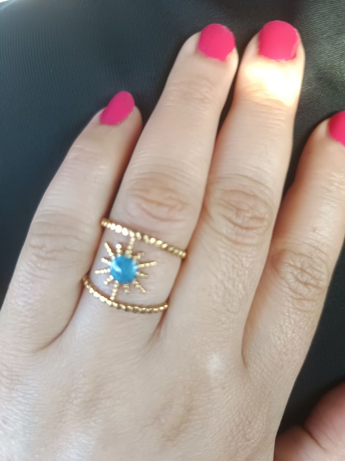 Bague en acier inoxydable taille réglable