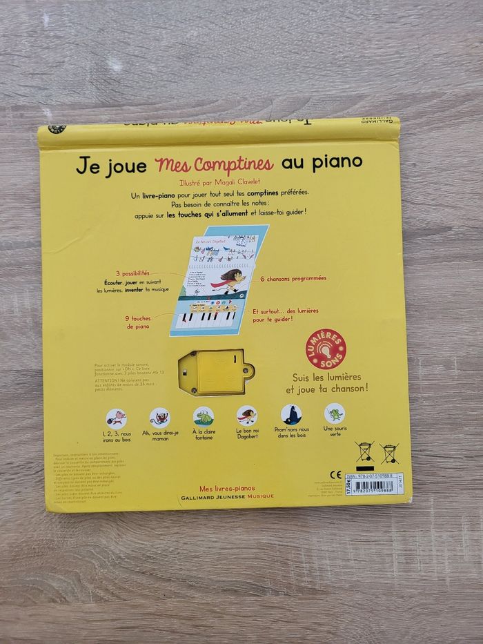Je joue mes comptines au piano - photo numéro 4