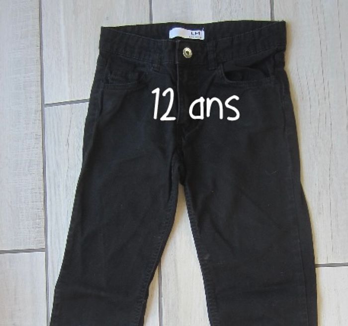 Pantalon noir 12 ans