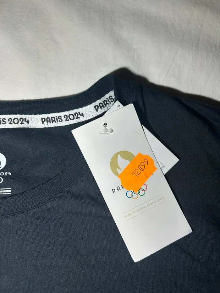 T-shirt noir jeux olympiques Paris 2024 - photo numéro 5