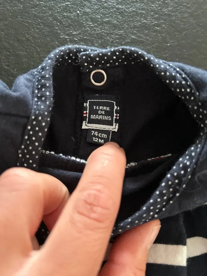 Robe marinière terre de marin 12 mois - photo numéro 3