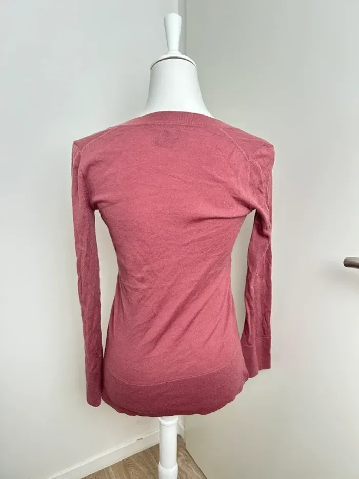 Pull mi saison col V Massimo Dutti XS - photo numéro 2