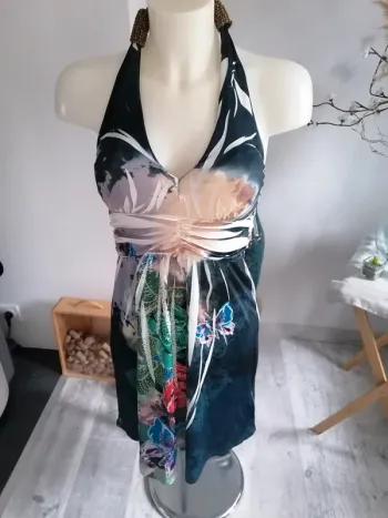 Robe colorée dos nu snake Milano 40