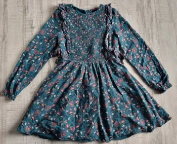 Robe fleurie sergent major 9 ans