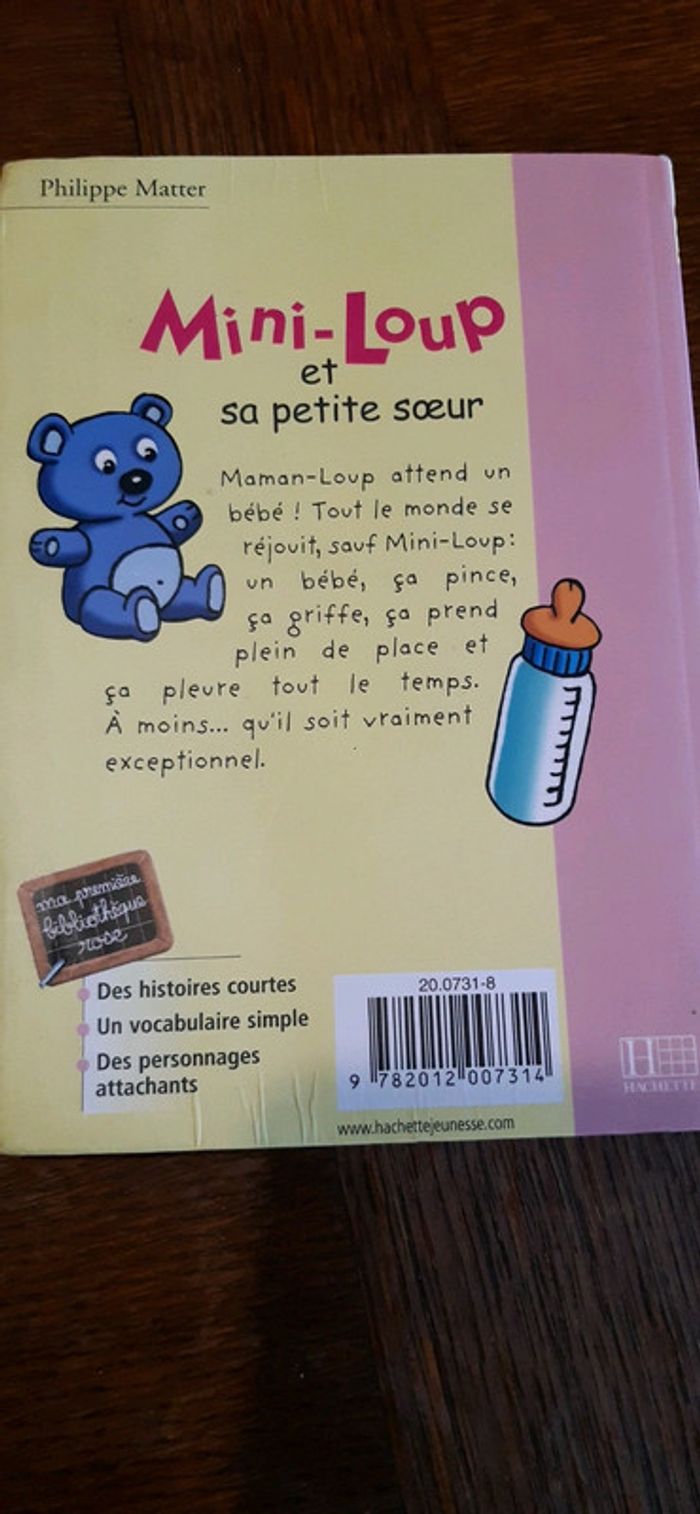 Livre mini loup et sa petite soeur - photo numéro 3