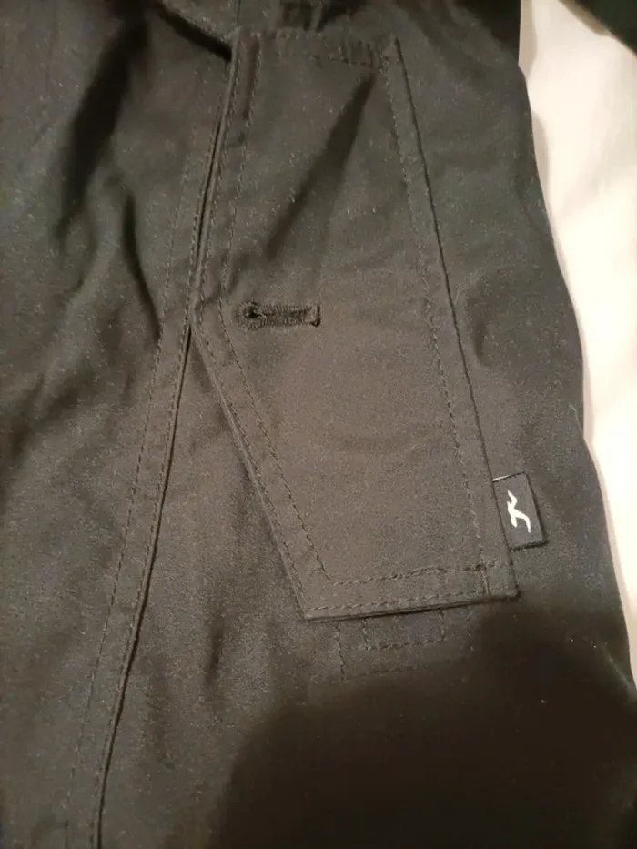 Manteau noir fourré Hollister taille M - photo numéro 5