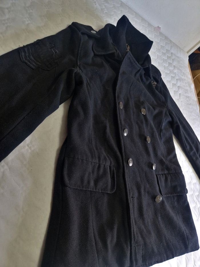 Manteau trench , homme , Rivaldi , taille M , noire - photo numéro 3