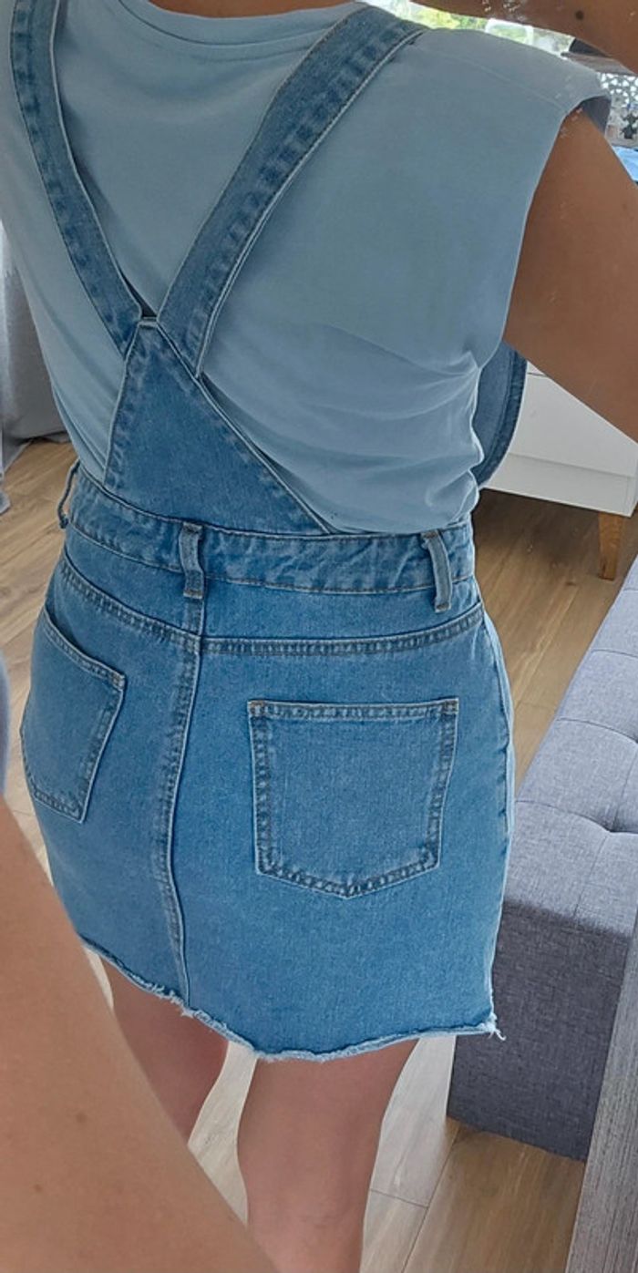 Robe salopette en jean, taille XS, Twintip - photo numéro 3