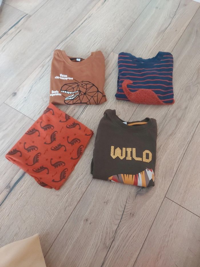 Lot de 3 t-shirts manches longues