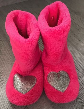 Chaussons bottines rose 29
