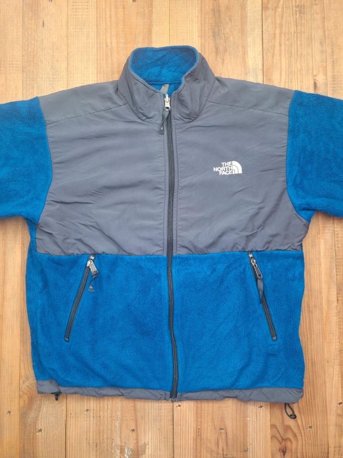 veste polaire denali the north face bi colore / polartec - taille L - junior / logo brodé (184) - photo numéro 2