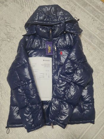 Doudounne Ralph Lauren Bleue Brillante