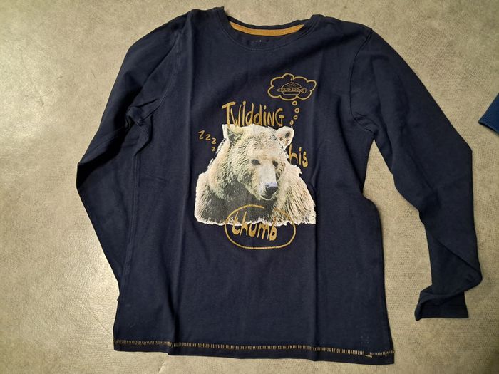 haute tee shirt manches longues garcon 10 ans