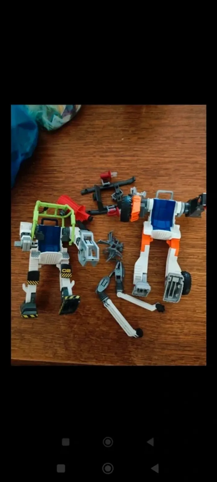 Lot Playmobil vrac robots