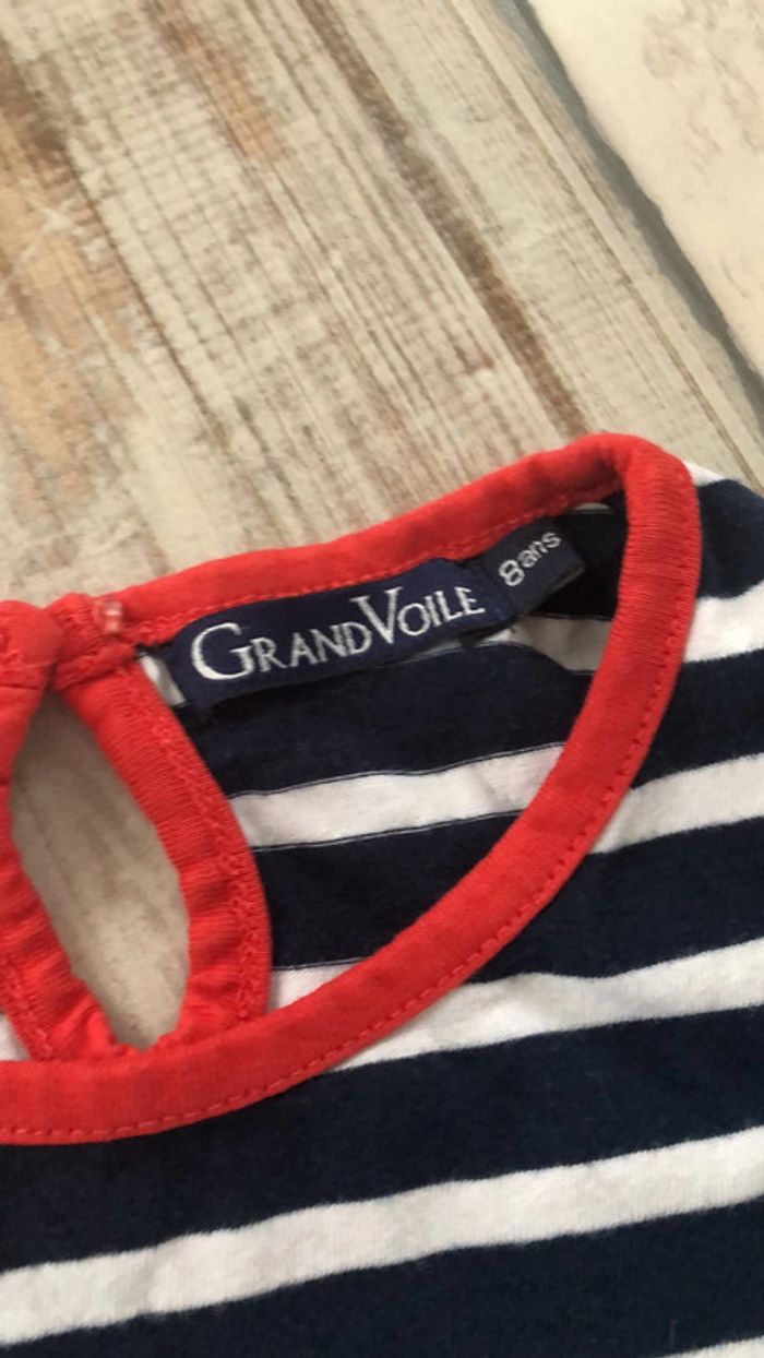 Grand voile - t shirt fille 8 ans - photo numéro 3