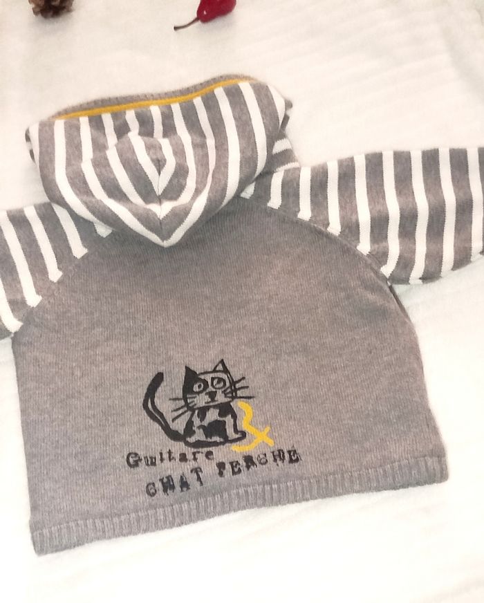 Sergent Major Cardigan Garçon 6 mois . Neuf - photo numéro 3