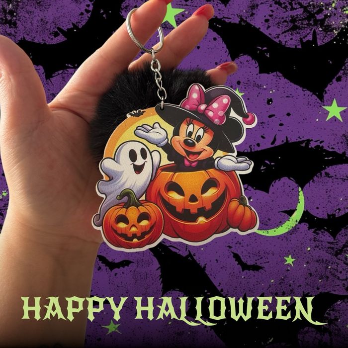 Porte clés minnie Halloween