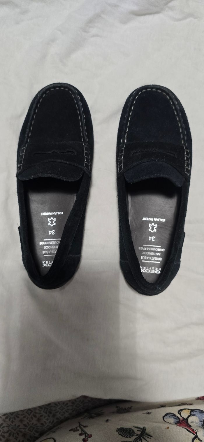 mocassin geox enfant taille 32 très bon état - photo numéro 3