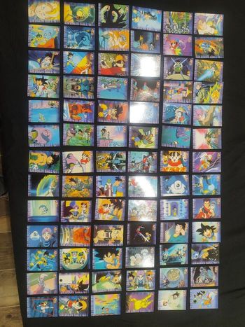 Lot carte dragon ball gt panini