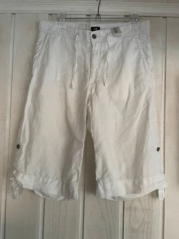 Bermuda lin blanc - H&M - 46