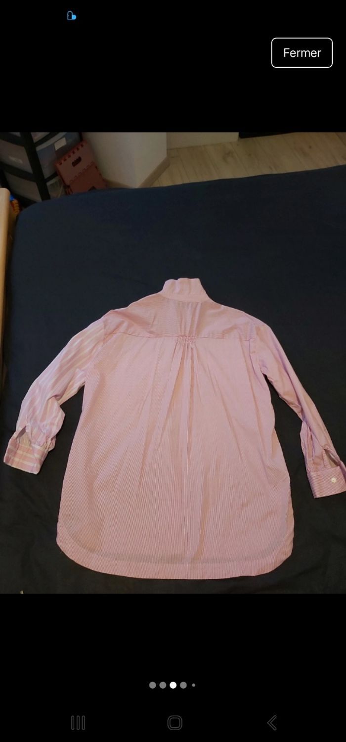 Chemise - chemisier - tunique fendu sur le coté. - photo numéro 3