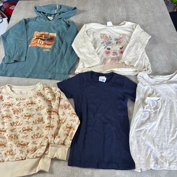 Lot 5 haut t-shirt pull 4 ans
