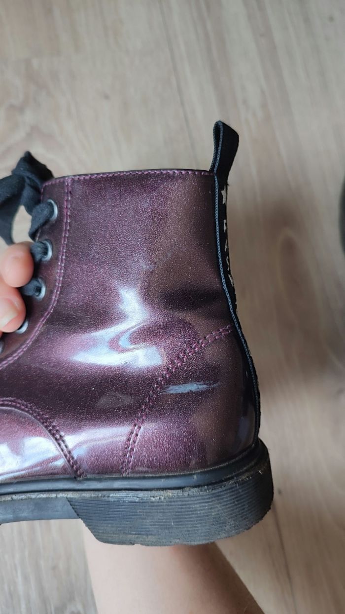 Bottines vernies  lacets et fermeture éclair fille Liberto La Halle - photo numéro 10
