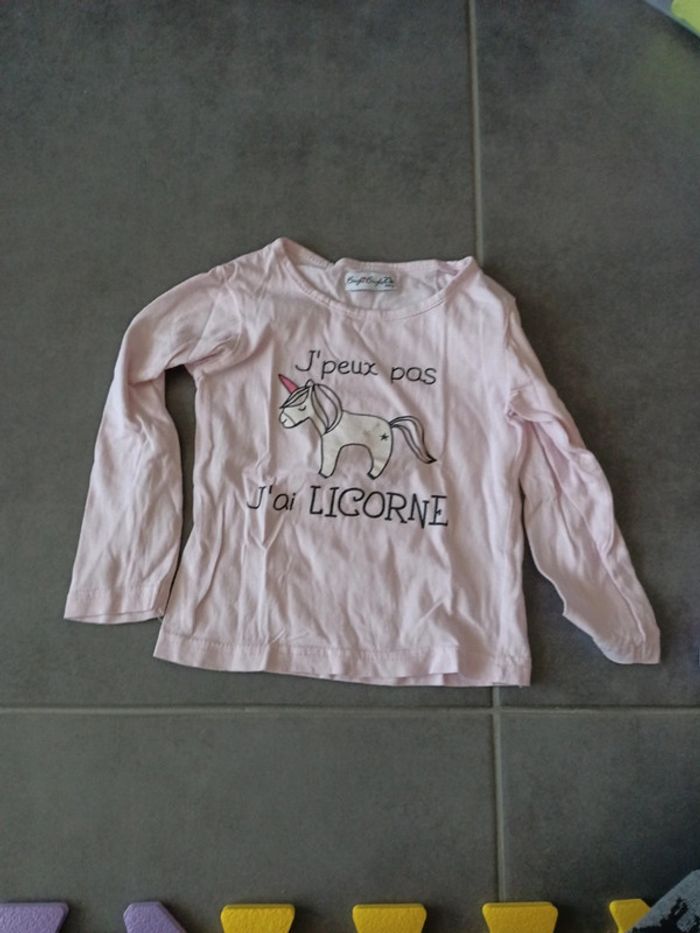 Lot tee shirts, manches longues, 24 mois - photo numéro 7