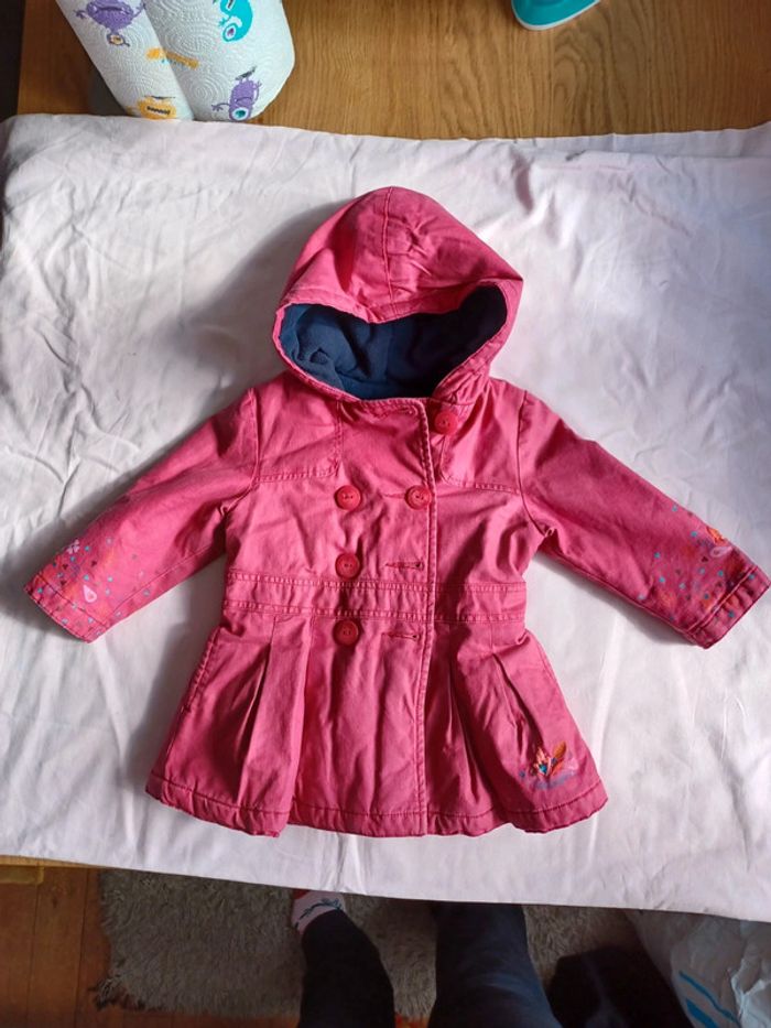 Manteau bébé fille catimini rose 18 mois