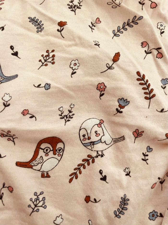 Lot de deux jolies tee shirts zara baby girl - photo numéro 4