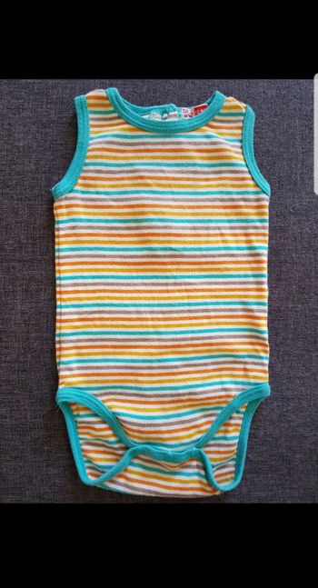 Bodie à rayures sans manches bébé mixte 12 mois