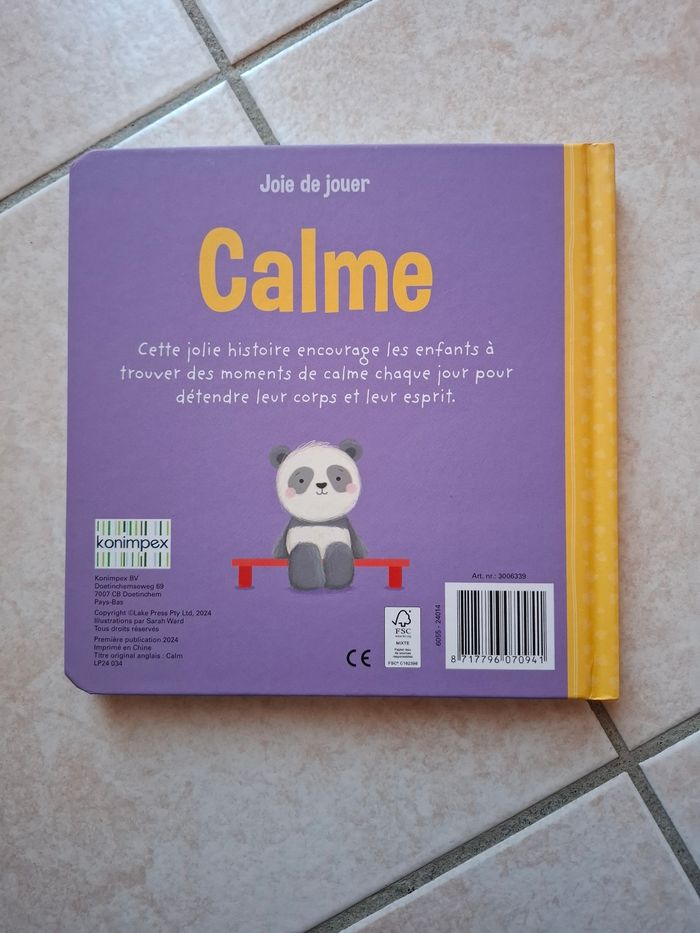 Livre "calme" - photo numéro 2